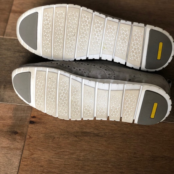 Cole Haan Zero Grand wingtip oxford in Ironstone - Picture 5 of 8